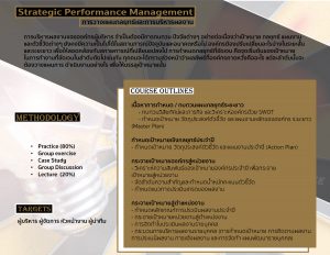 Strategic Performance Management Content